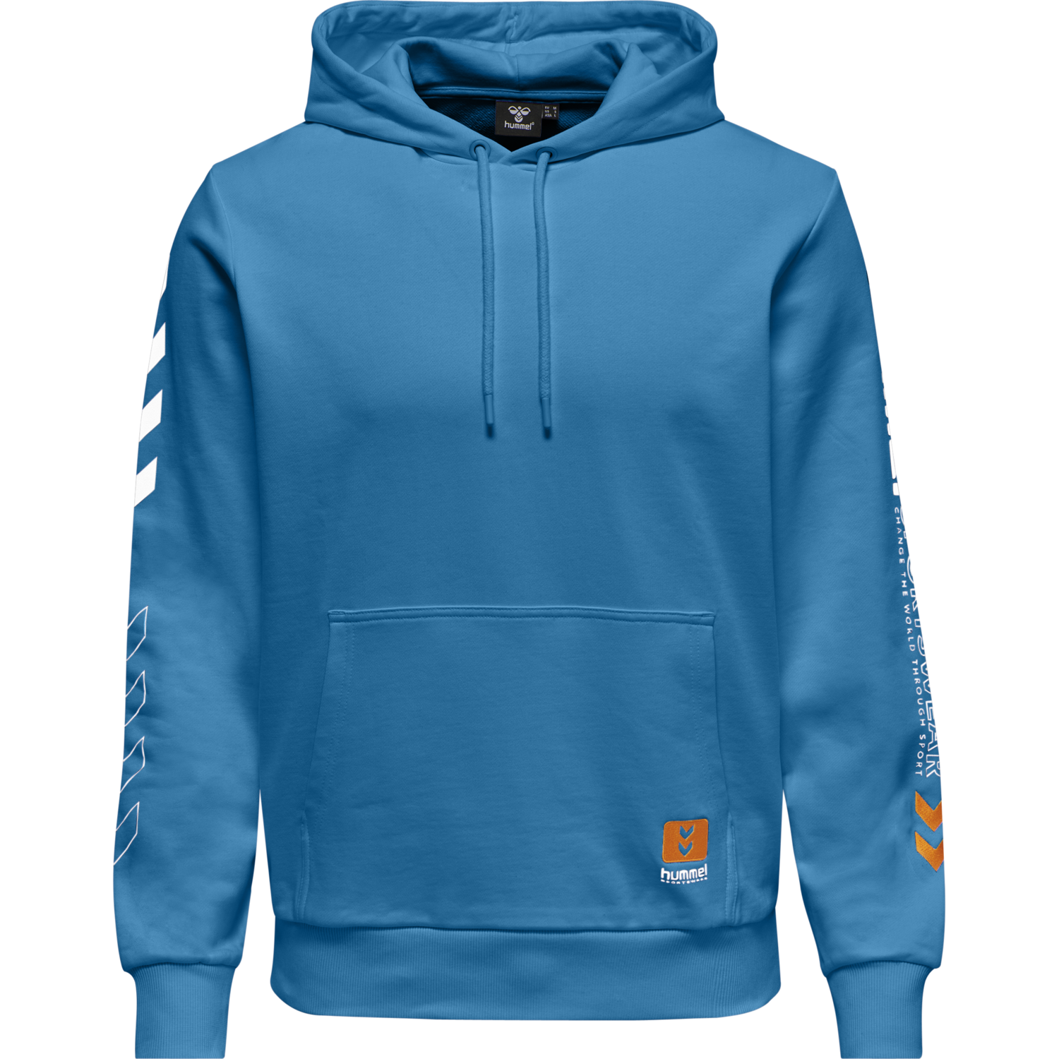 hmlLGC BIRK HOODIE, DEEP WATER, packshot