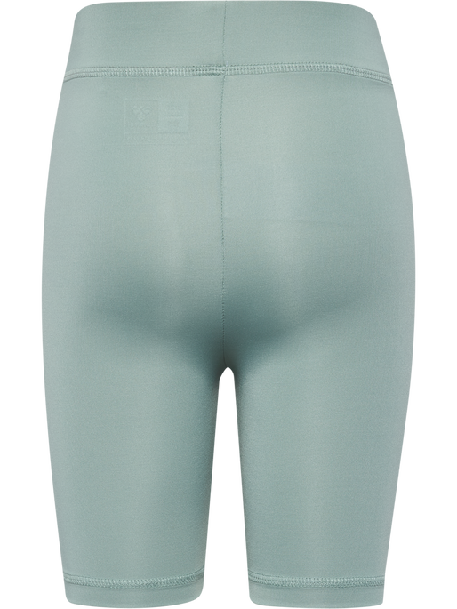 hmlLUNA TIGHTS SHORTS, ICEBERG GREEN, packshot
