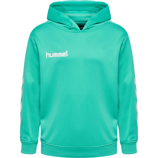hmlPROMO KIDS POLY HOODIE, ATLANTIS, packshot