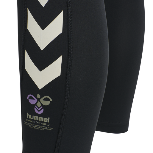 hmlMT MACI HIGH WAIST 7/8 TIGHTS, BLACK, packshot