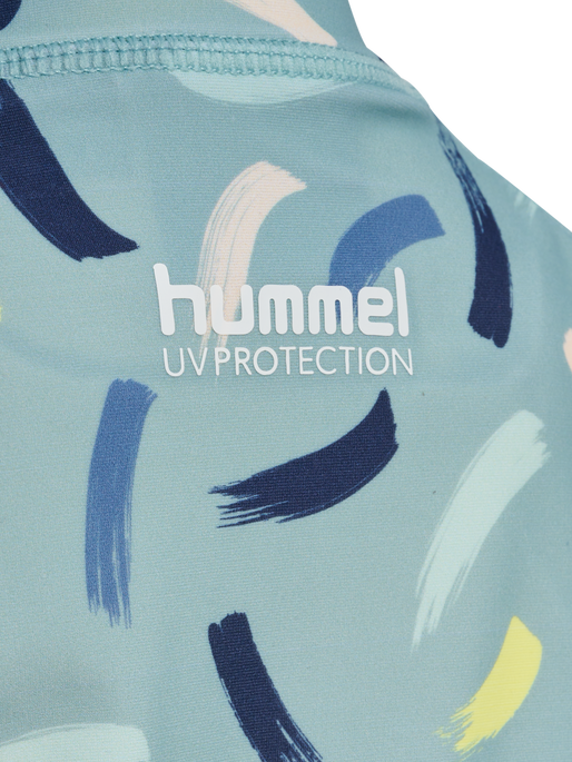 hmlMORGAT SWIM SUIT, BLUE SURF, packshot