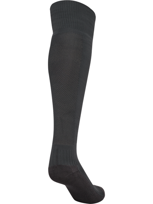 hmlESSENTIAL FOOTBALL SOCKS, ASPHALT/WHITE, packshot