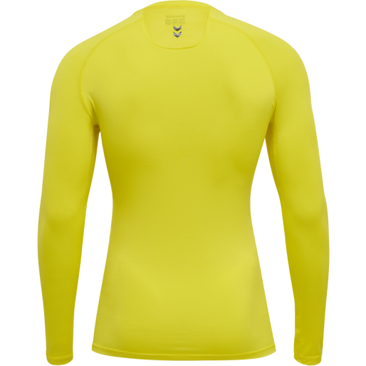 HUMMEL FIRST PERFORMANCE JERSEY L/S, BLAZING YELLOW, packshot