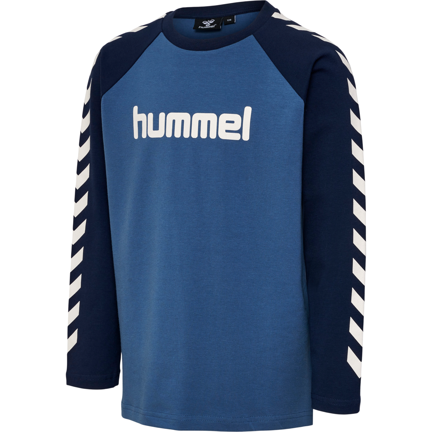 hmlBOYS T-SHIRT L/S, BERING SEA, packshot