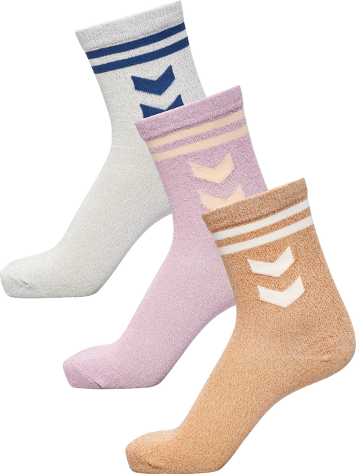 hmlALFIE SOCK 3-PACK, ORCHID PETAL, packshot