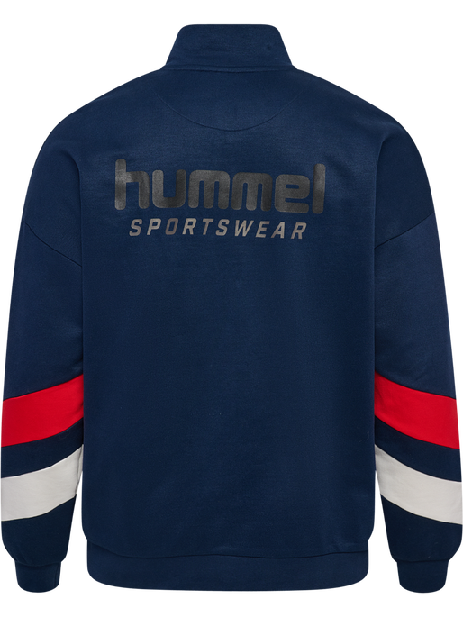 hmlOVERSIZED HALFZIP SPORTSWEAR, DRESS BLUES hmlOVERSIZED HALFZIP SPORTSWEAR, DRESS BLUES, packshot