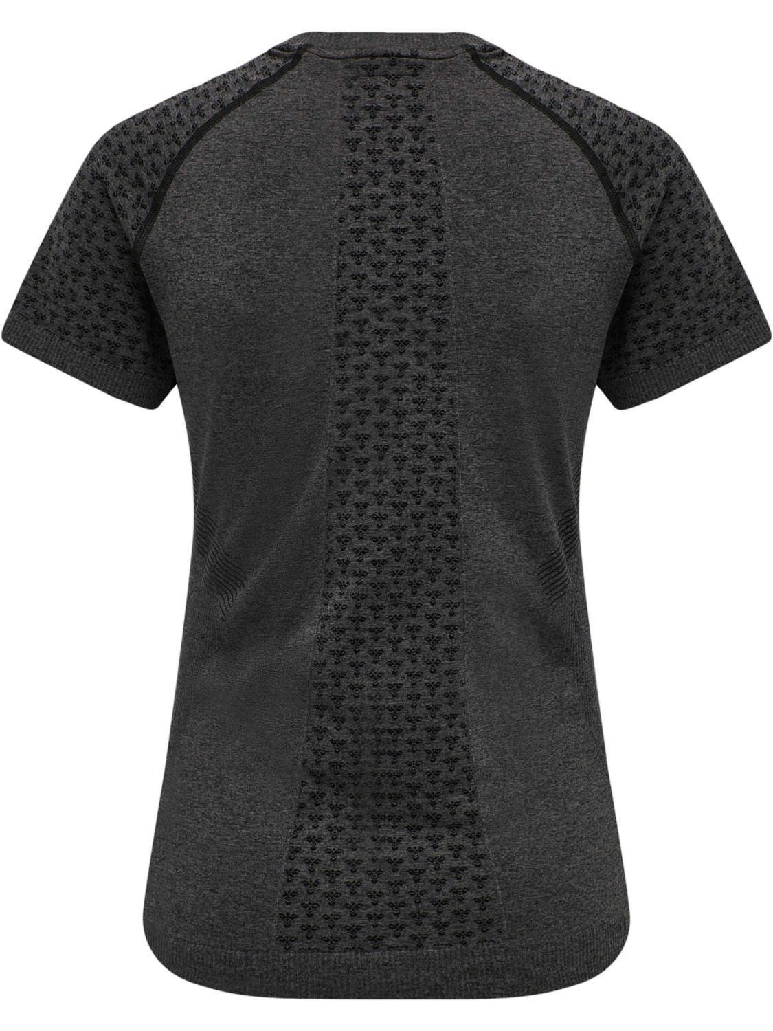 hmlCI SEAMLESS T-SHIRT, BLACK MELANGE, packshot