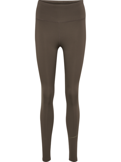 hmlCOURT MID WAIST POCKET TIGHTS W, TURKISH COFFEE hmlCOURT MID WAIST POCKET TIGHTS W, TURKISH COFFEE, packshot