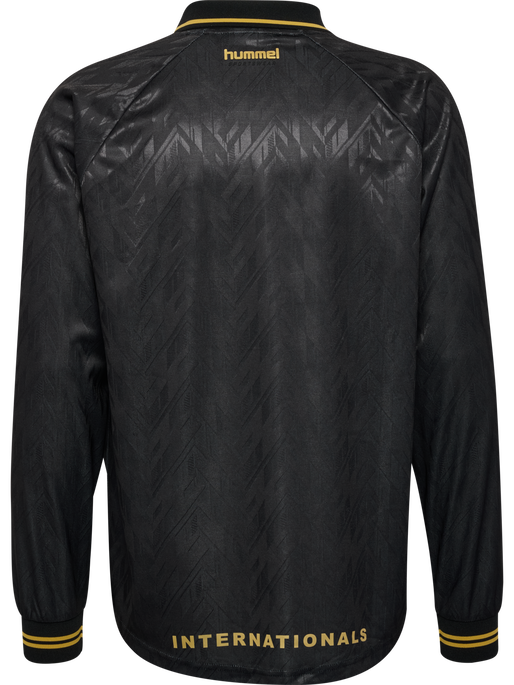 hmlLOOSE BAY SOCCER JERSEY L/S, BLACK hmlLOOSE BAY SOCCER JERSEY L/S, BLACK, packshot