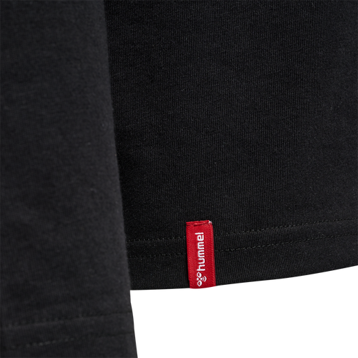 hmlRED HEAVY T-SHIRT L/S, BLACK, packshot