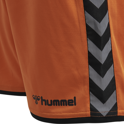 hmlAUTHENTIC KIDS POLY SHORTS, TANGERINE, packshot