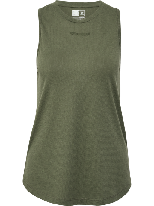 hmlMT VANJA TOP, DEEP LICHEN GREEN, packshot