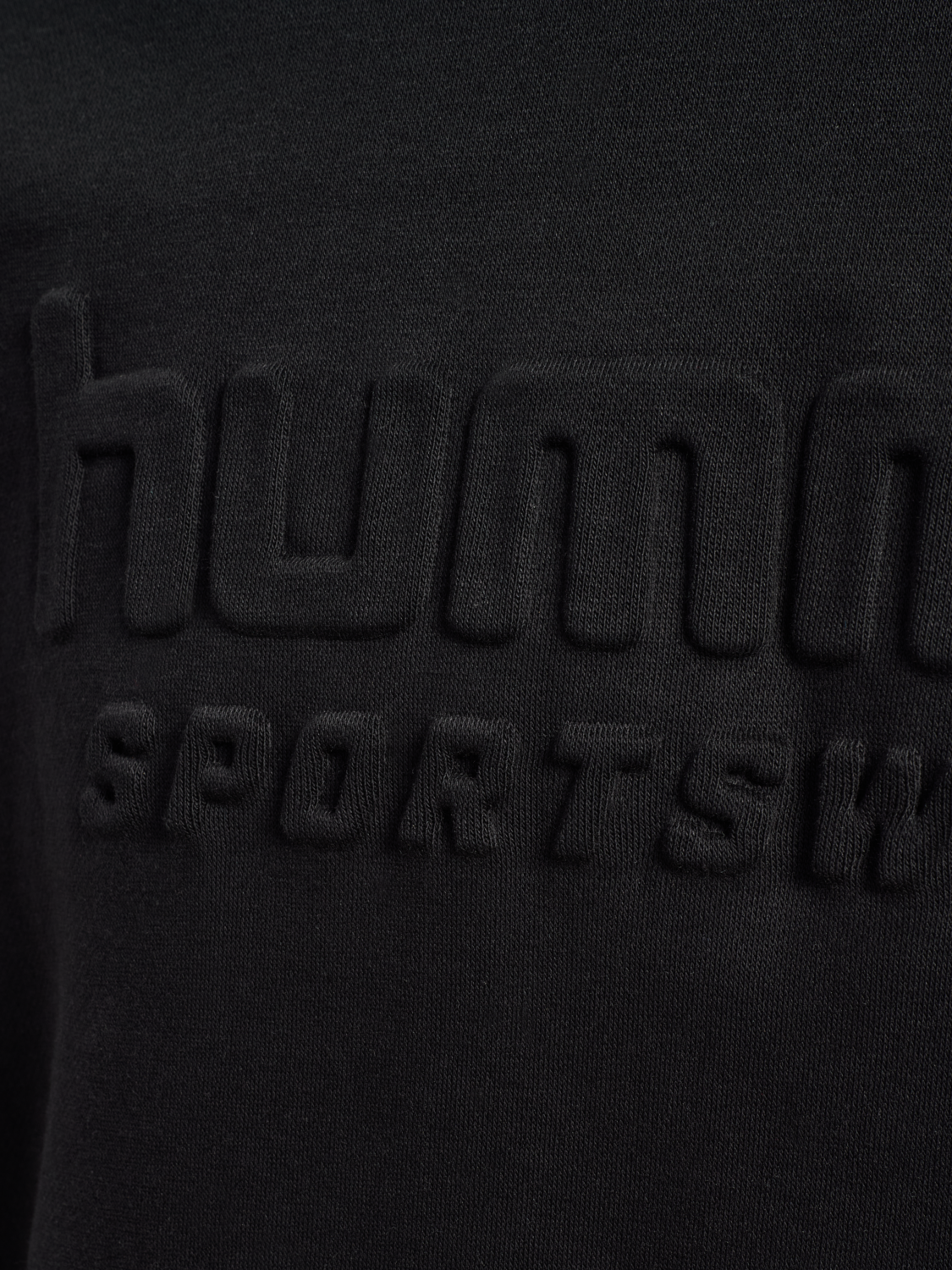 hmlBOXY CREW LOGO, BLACK, packshot