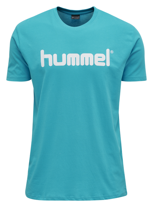 HUMMEL GO COTTON LOGO T-SHIRT S/S, !BLUEBIRD, packshot