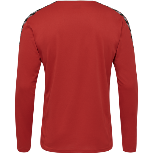 hmlAUTHENTIC POLY JERSEY L/S, TRUE RED, packshot