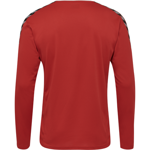 hmlAUTHENTIC POLY JERSEY L/S, TRUE RED, packshot