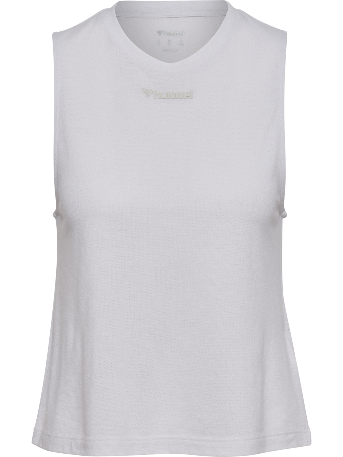 hmlMT VANJA SHORT MUSCLE TANKTOP, WHITE, packshot