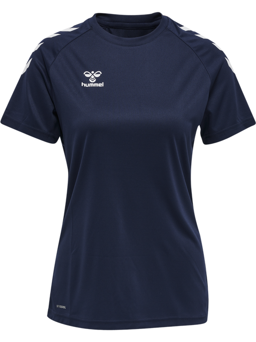 hmlCORE XK CORE POLY TEE  S/S WOMAN, MARINE hmlCORE XK CORE POLY TEE  S/S WOMAN, MARINE, packshot