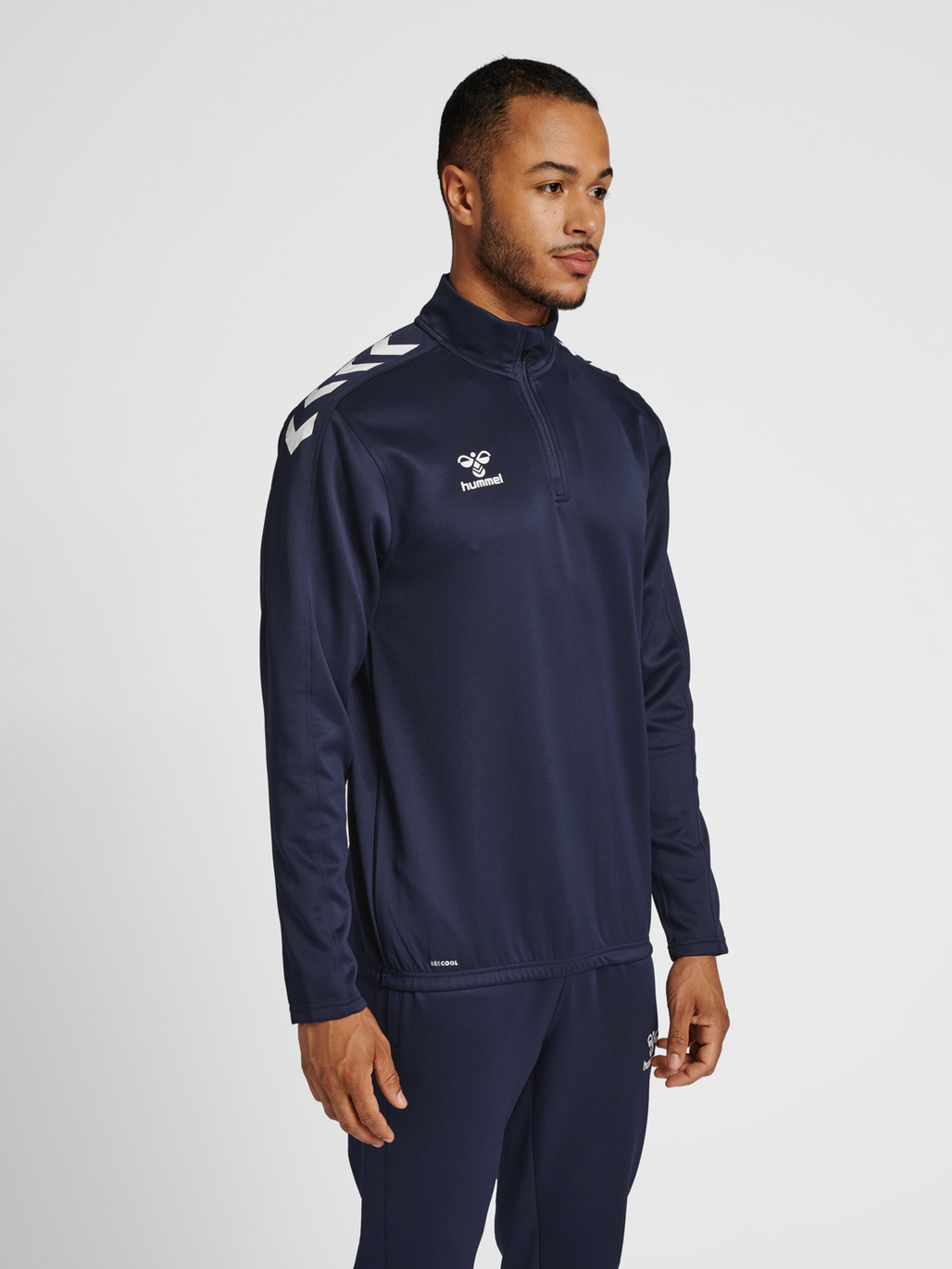 hmlCORE XK HALF ZIP POLY SWEAT