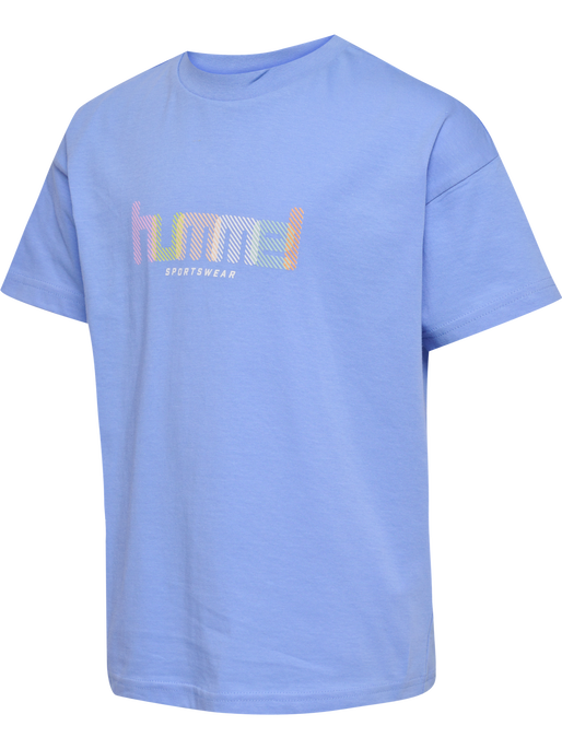 hmlAGNES T-SHIRT S/S, HYDRANGEA, packshot