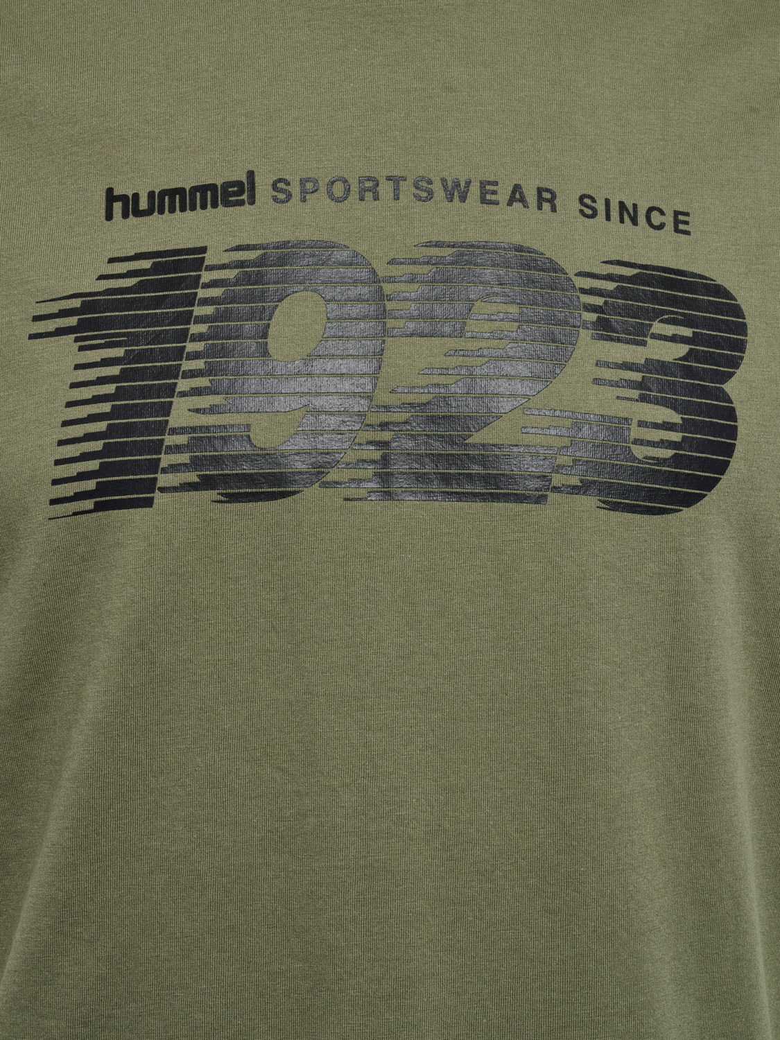 hmlPULSE GRAPHIC T-SHIRT S/S, DEEP LICHEN GREEN, packshot