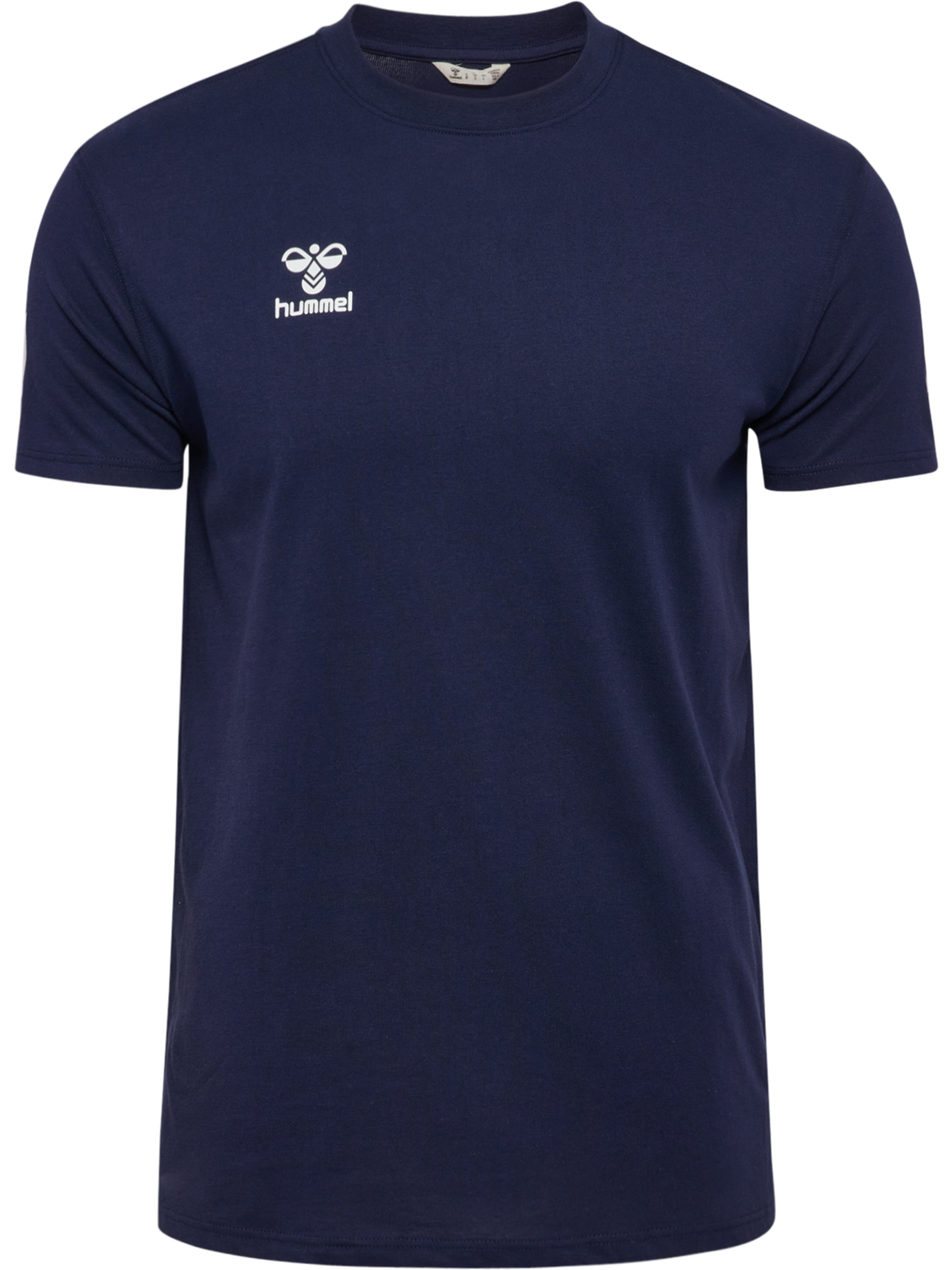 hmlGO 2.0 CHEVRON T-SHIRT S/S, MARINE, packshot