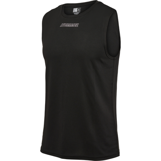 hmlTE FLEX TANKTOP, BLACK hmlTE FLEX TANKTOP, BLACK, packshot