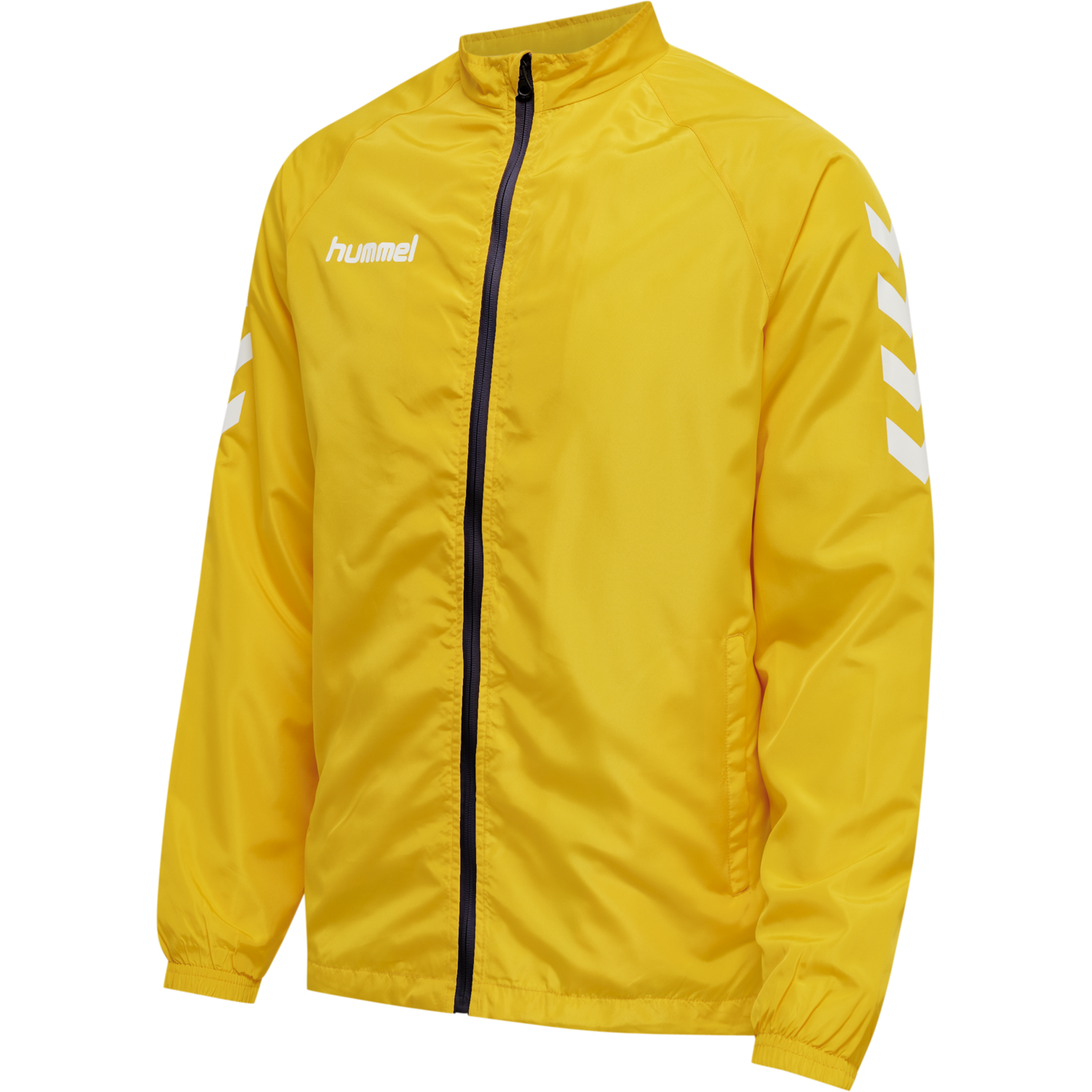 yellow zip jacket