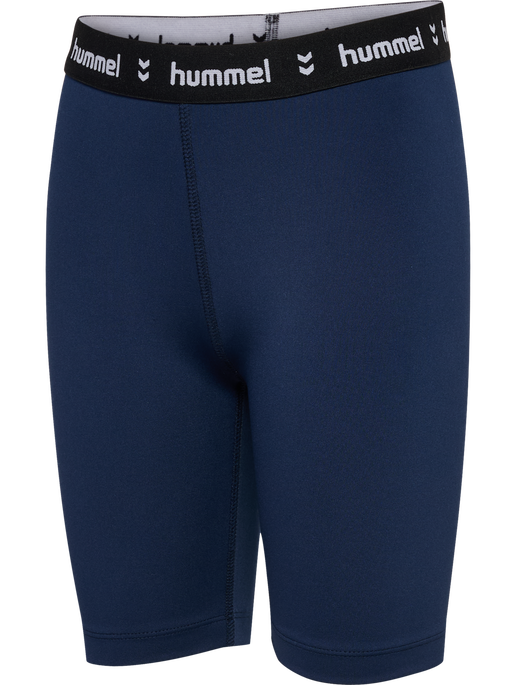hmlJR PULSE MW SHORT TIGHTS, DRESS BLUES hmlJR PULSE MW SHORT TIGHTS, DRESS BLUES, packshot