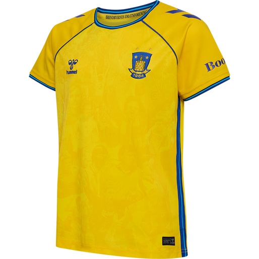BIF 24/25 HOME JERSEY S/S KIDS, CYBER YELLOW, packshot