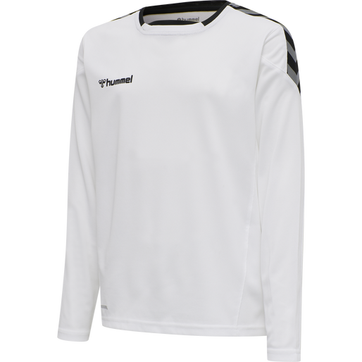 hmlAUTHENTIC KIDS POLY JERSEY L/S, WHITE, packshot