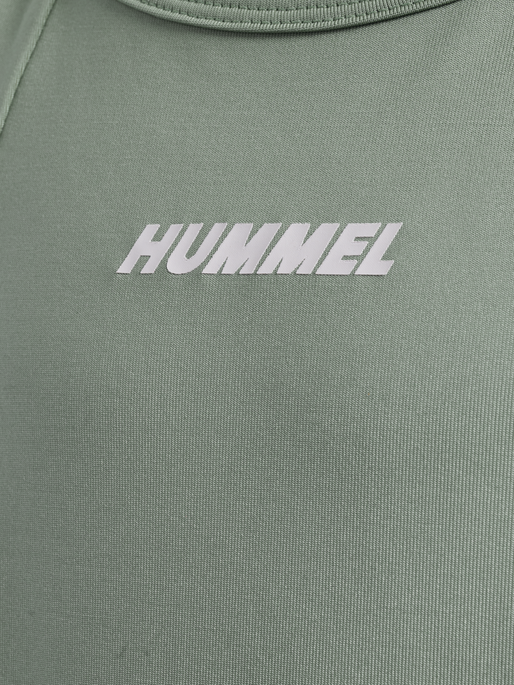 hmlLUNA TOP S/S, ICEBERG GREEN, packshot