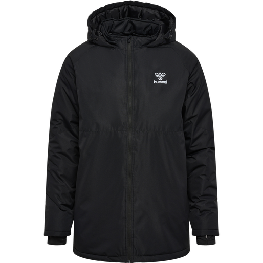 hmlLGC NICKY PUFF JACKET, BLACK, packshot