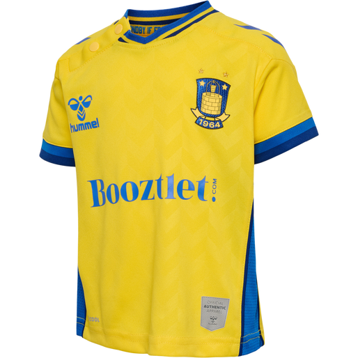 BRØNDBY 22/23 HOME MINI KIT, CYBER YELLOW, packshot