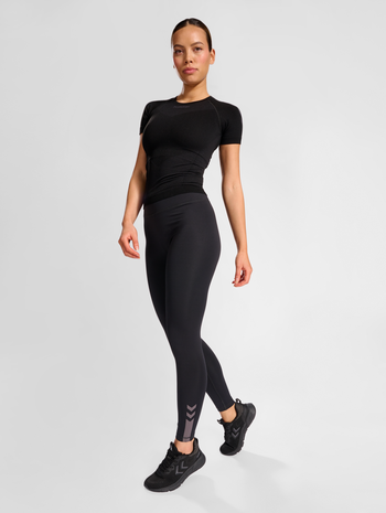 Hummel - Træningstights hmlMT Chipo Mid Waist Tights - Sort - 38/40 -  Sportstøj - Tøj til kvinder (30118894)