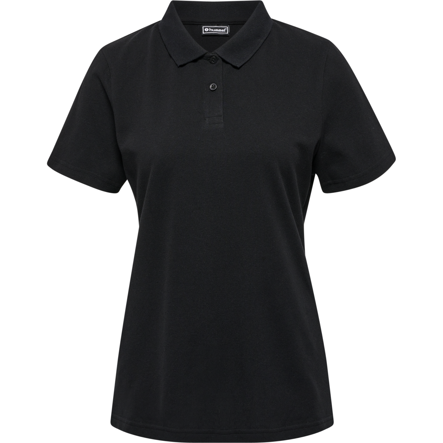 hmlRED STRETCH POLO WOMAN, BLACK, packshot