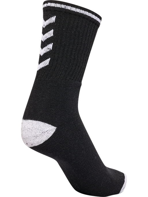 hml3 PACK SINGLE STRIPE CREW SOCK, BLACK, packshot