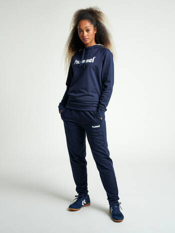 HUMMEL GO COTTON PANT, MARINE, model