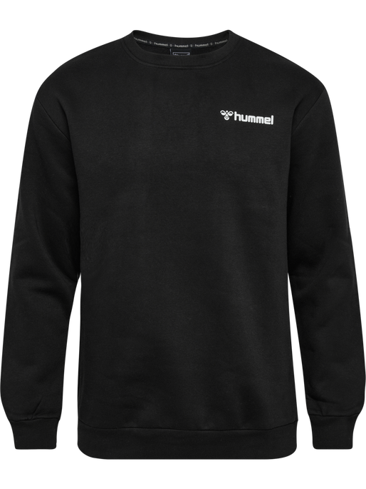 hmlMOVER COTTON SWEATSHIRT, BLACK, packshot