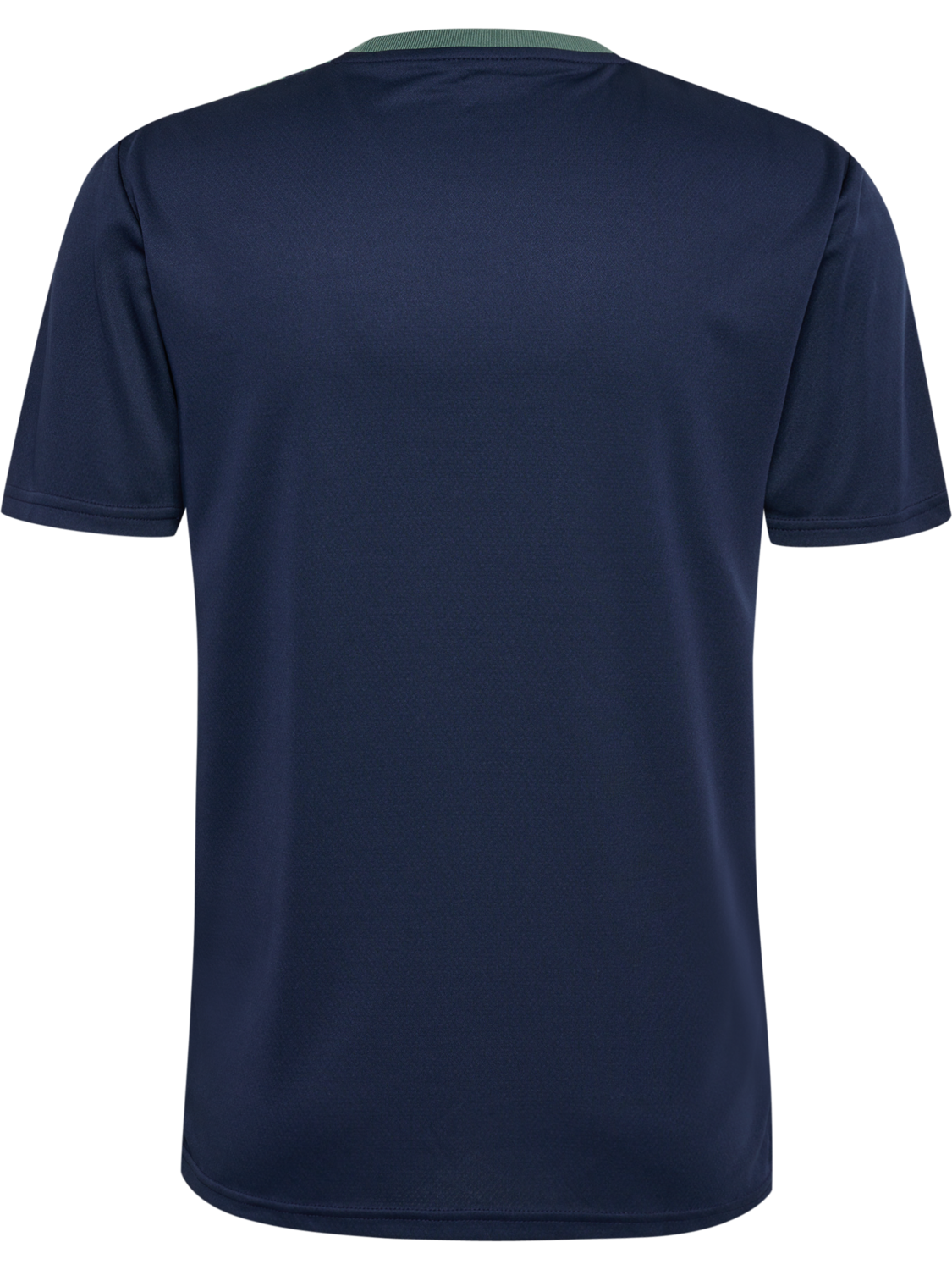 hmlSTALTIC POLY JERSEY S/S, MARINE/DUCK GREEN, packshot