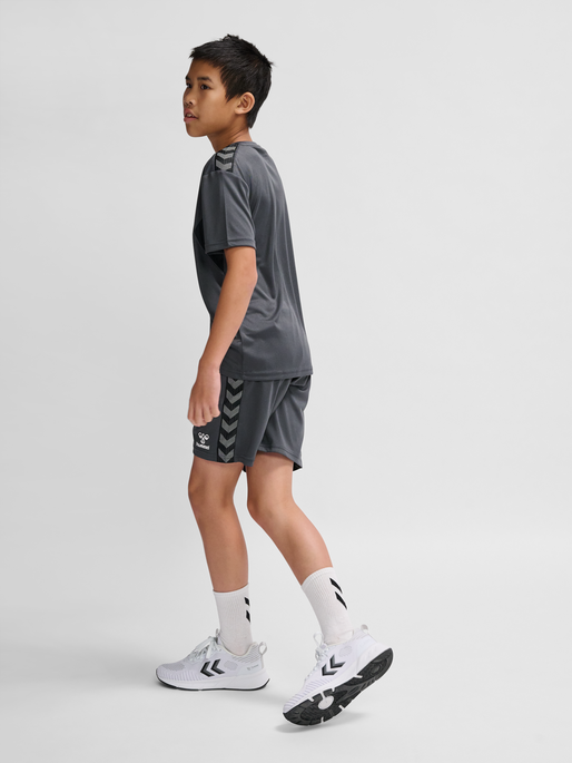 hmlAUTHENTIC PL SHORTS KIDS, ASPHALT, model