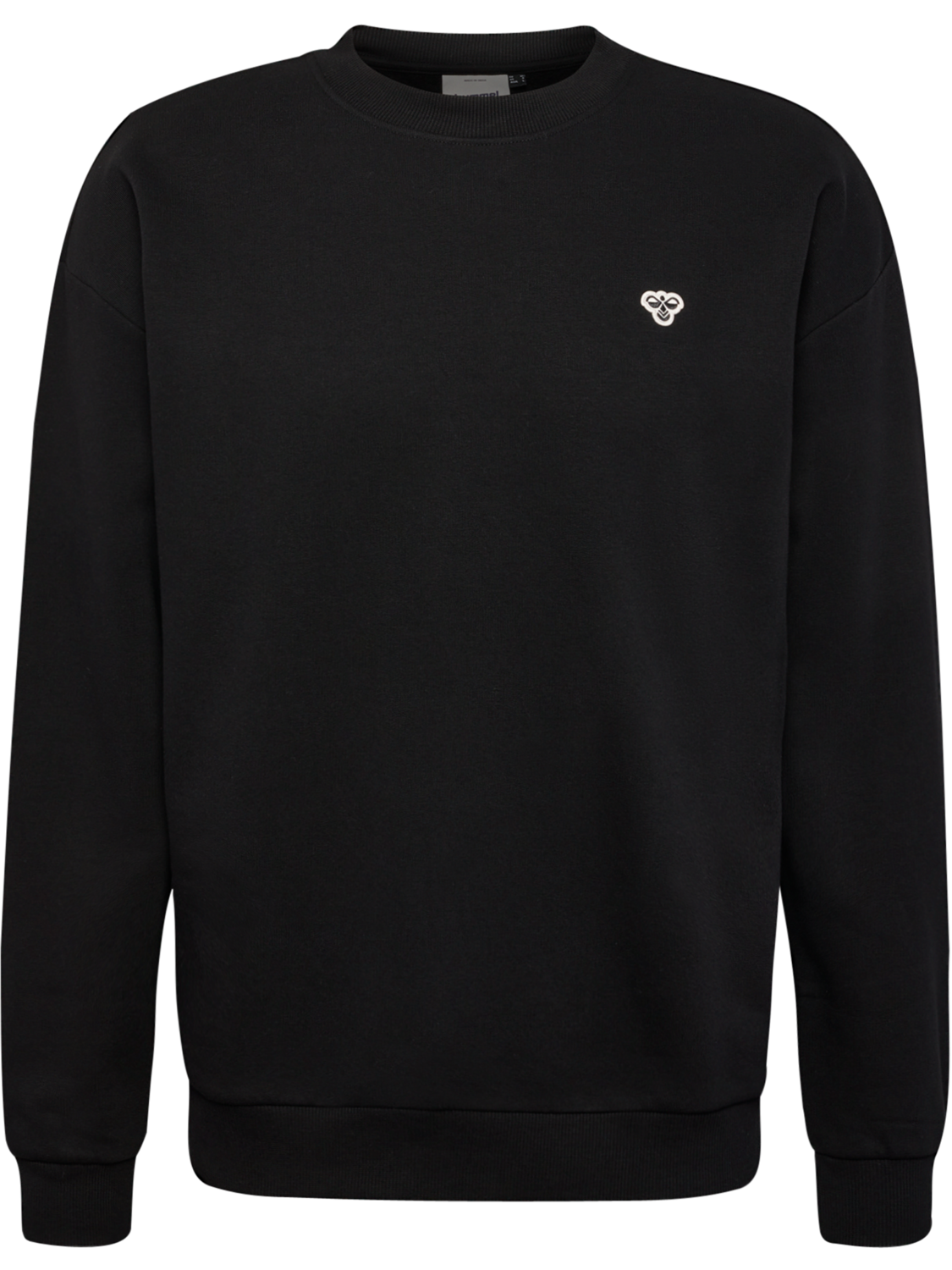 hmlLOOSE CREWNECK BEE, BLACK, packshot
