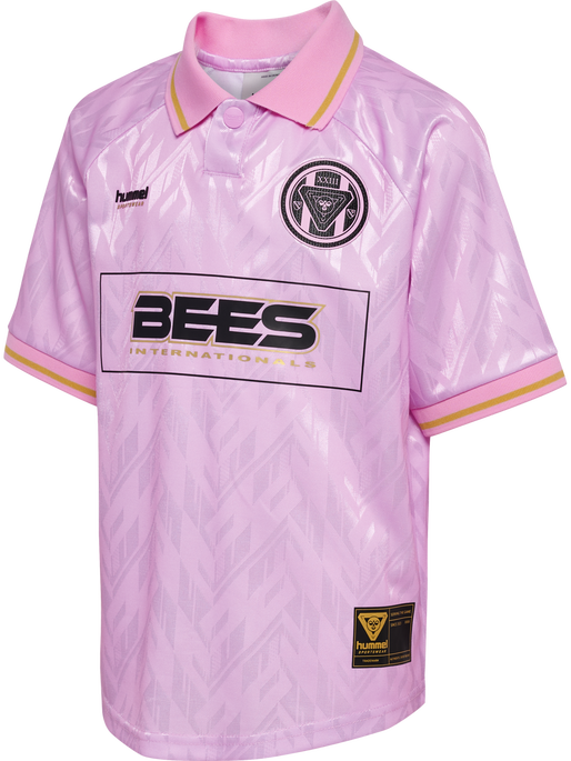 hmlJR LOOSE BAY SOCCER JERSEY S/S, PASTEL LAVENDER, packshot