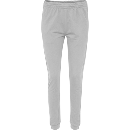 hmlGO COTTON PANT WOMAN, GREY MELANGE, packshot