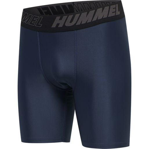 hmlTE TOPAZ 2-PACK TIGHT SHORTS, BLACK, packshot