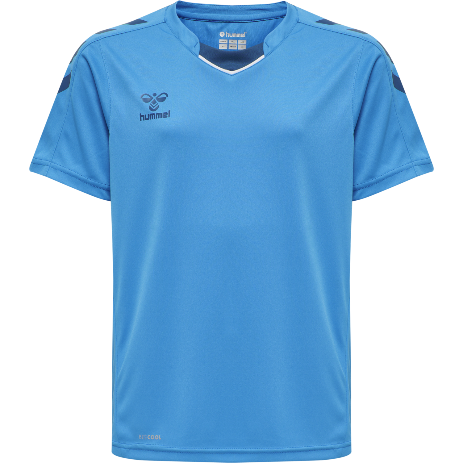 hmlCORE XK POLY JERSEY S/S KIDS, BLUE DANUBE, packshot