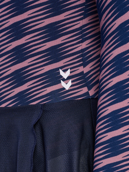 hmlJR MIX GYMSUIT L/S, WISTFUL MAUVE hmlJR MIX GYMSUIT L/S, WISTFUL MAUVE, packshot