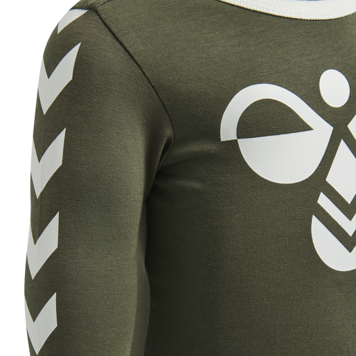 hmlFLIPPER LS BODYSTOCKING, OLIVE NIGHT, packshot