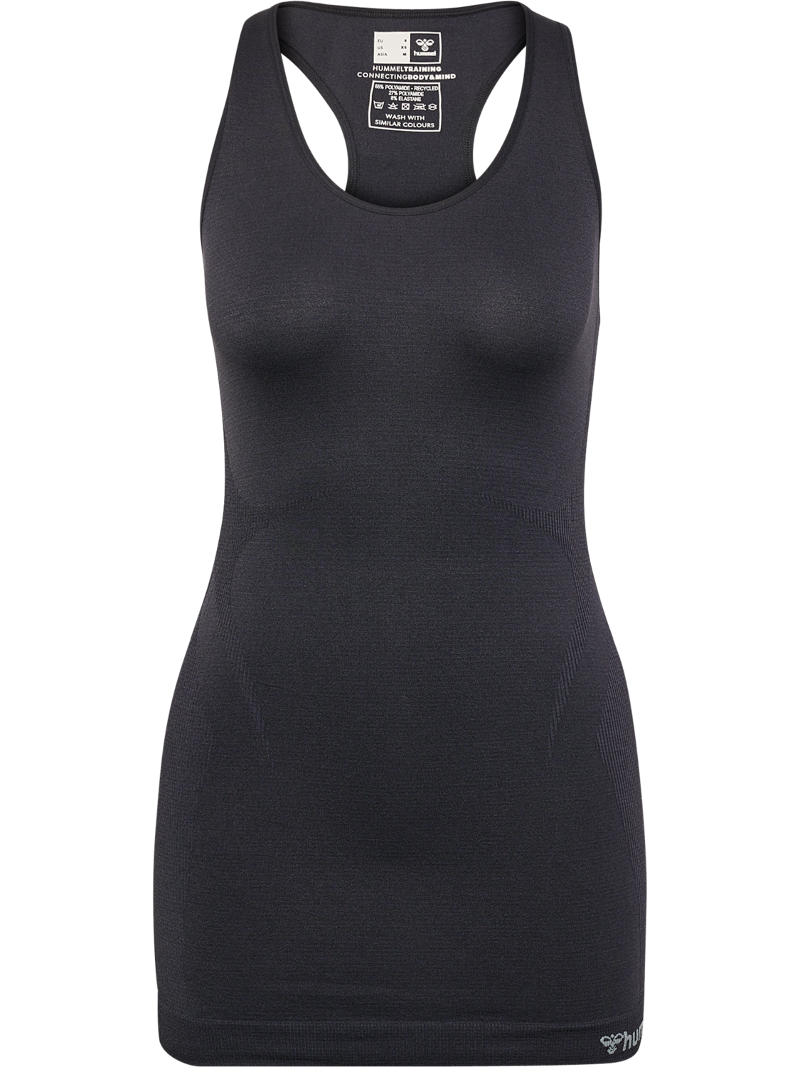 hmlTIF SEAMLESS TOP, BLACK, packshot