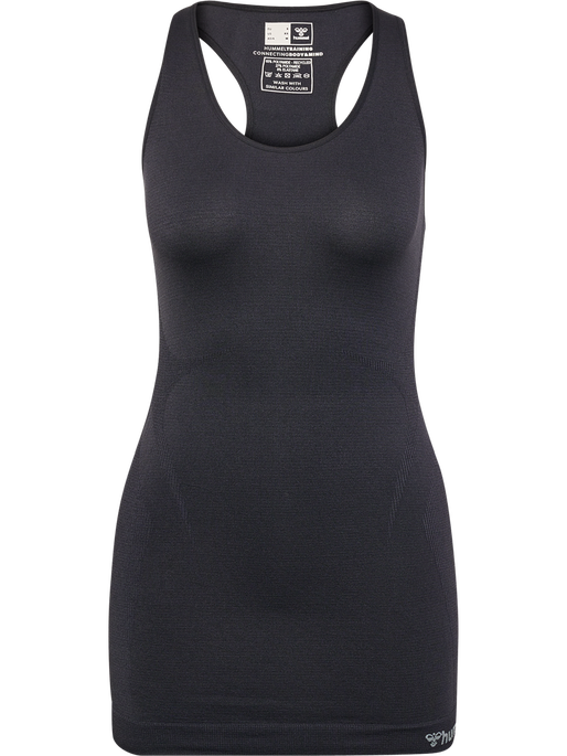 hmlTIF SEAMLESS TOP, BLACK, packshot